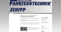 Desktop Screenshot of fahrzeugtechnik-schipp.de