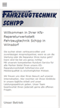 Mobile Screenshot of fahrzeugtechnik-schipp.de